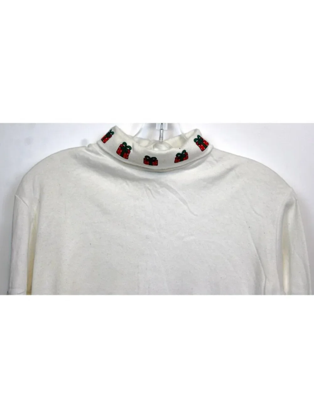 Hartstrings 3pc Christmas girl sz 12 Outfit Sweater Turtleneck Skirt Tree Gifts